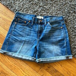 Madewell Blue Jean Denim Shorts Shorts Size 27